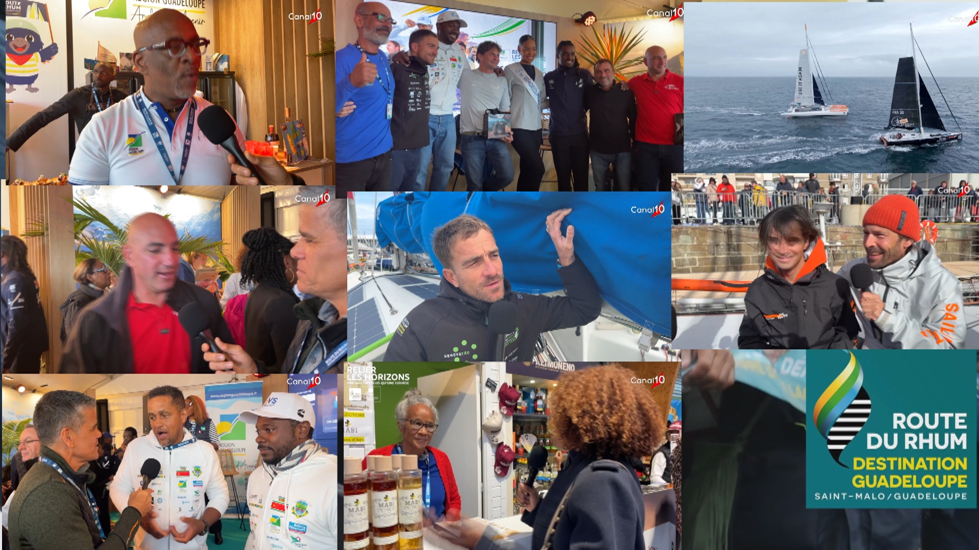 Onews.Route du rhum destination Guadeloupe 2026 depuis Saint Malo avec nos confrères de Canal 10