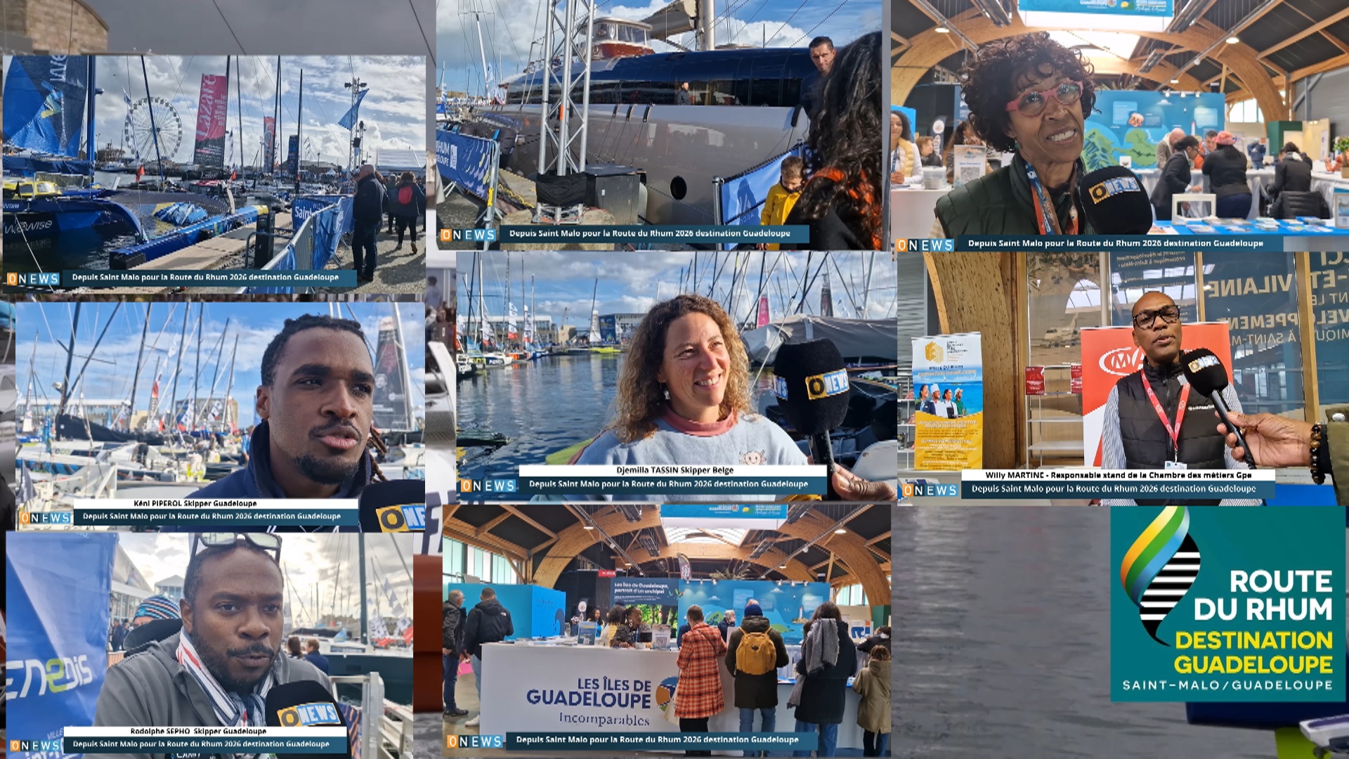 Onews depuis Saint Malo pour la route du rhum destination Guadeloupe 2026.