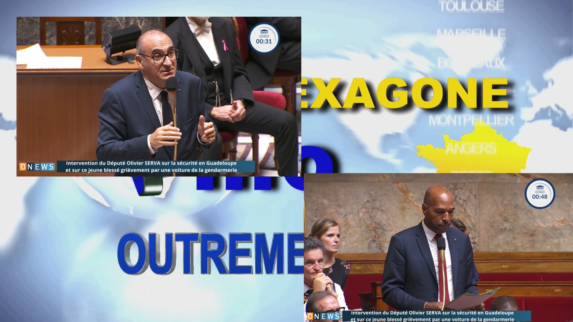 Intervention du Député Olivier SERVA sur la sécurité en Guadeloupe et sur ce jeune blessé grièvement par une voiture de la gendarmerie