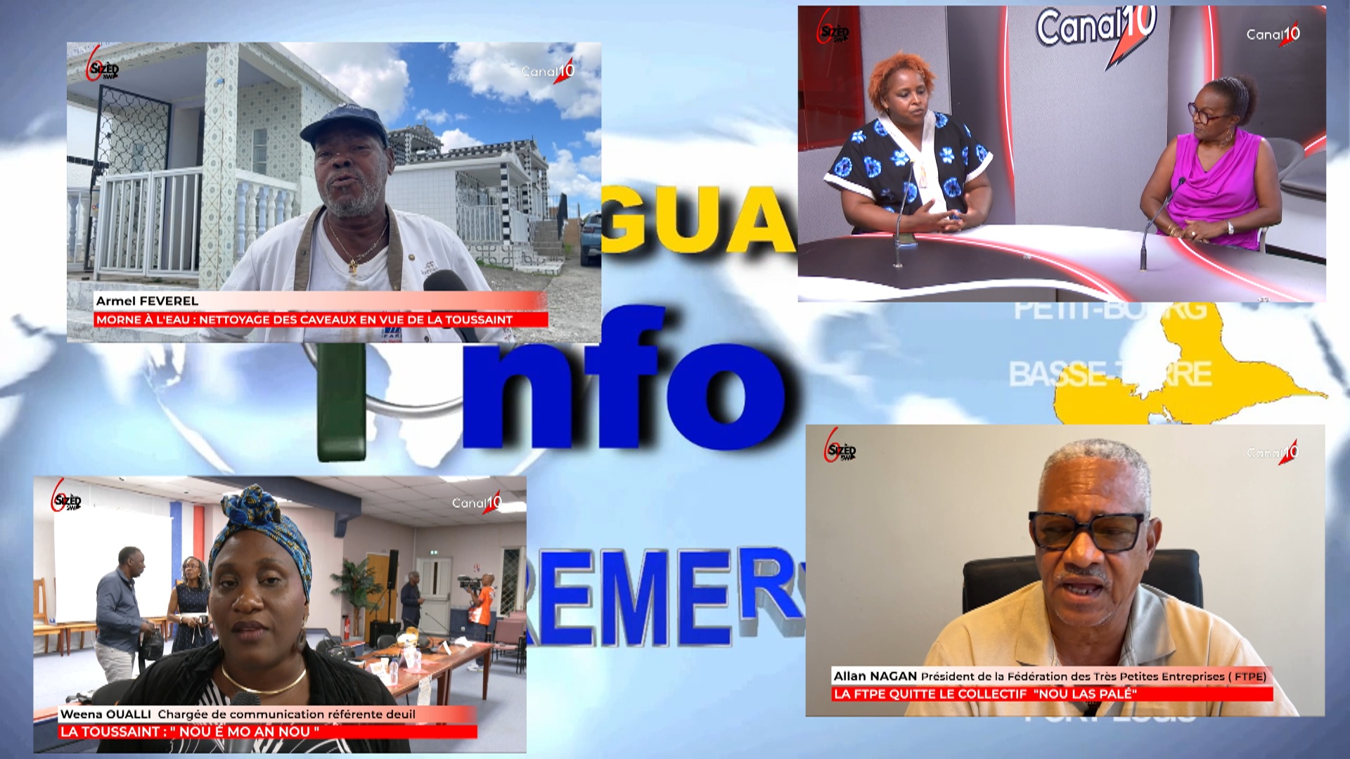 Onews Guadeloupe. jt de Canal 10